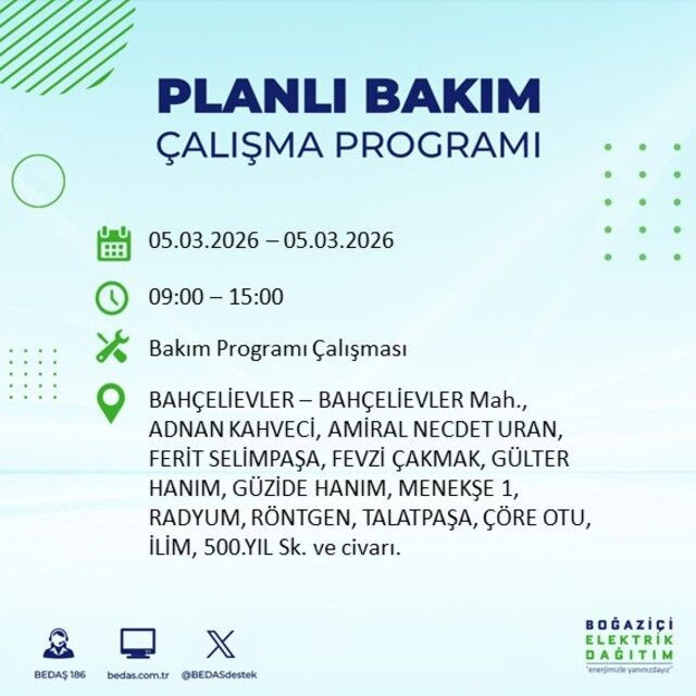İstanbul'un 22 ilçesinde elektrik kesintisi! İşte ilçe ilçe mahalle mahalle liste… - Sayfa 12