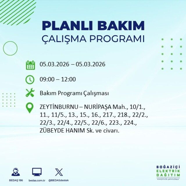 İstanbul'un 22 ilçesinde elektrik kesintisi! İşte ilçe ilçe mahalle mahalle liste… - Sayfa 35