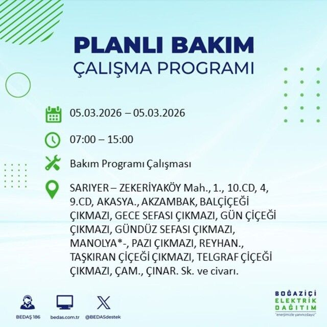 İstanbul'un 22 ilçesinde elektrik kesintisi! İşte ilçe ilçe mahalle mahalle liste… - Sayfa 51