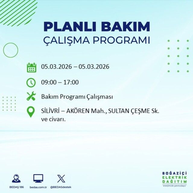 İstanbul'un 22 ilçesinde elektrik kesintisi! İşte ilçe ilçe mahalle mahalle liste… - Sayfa 45