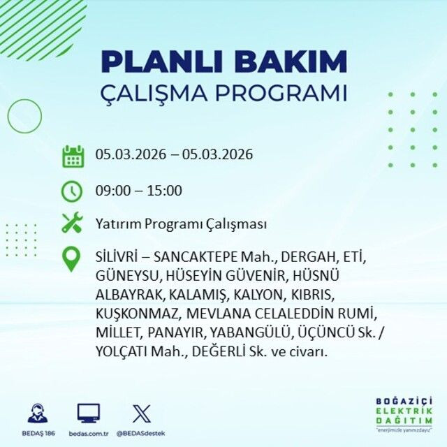 İstanbul'un 22 ilçesinde elektrik kesintisi! İşte ilçe ilçe mahalle mahalle liste… - Sayfa 44