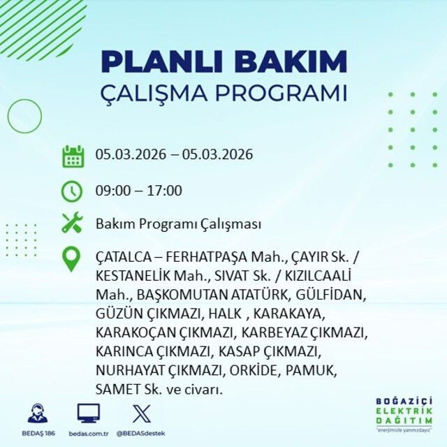 İstanbul'un 22 ilçesinde elektrik kesintisi! İşte ilçe ilçe mahalle mahalle liste… - Sayfa 21