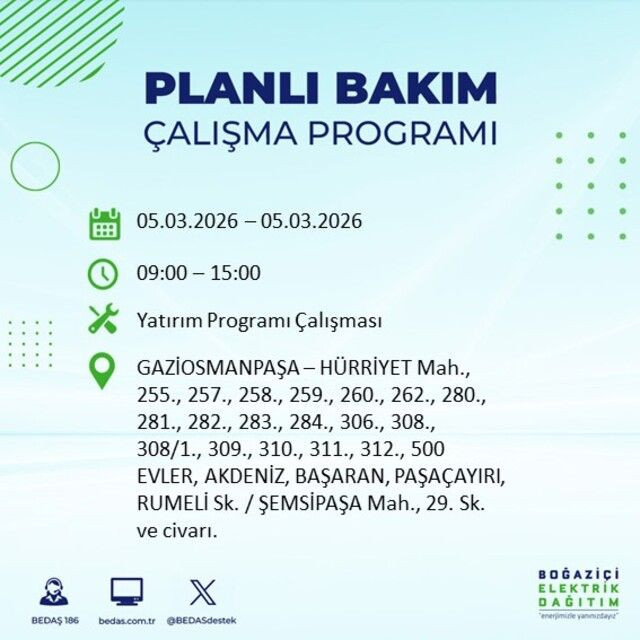 İstanbul'un 22 ilçesinde elektrik kesintisi! İşte ilçe ilçe mahalle mahalle liste… - Sayfa 13