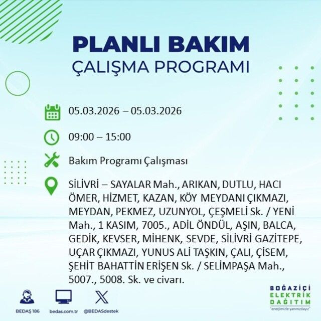 İstanbul'un 22 ilçesinde elektrik kesintisi! İşte ilçe ilçe mahalle mahalle liste… - Sayfa 48