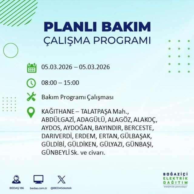 İstanbul'un 22 ilçesinde elektrik kesintisi! İşte ilçe ilçe mahalle mahalle liste… - Sayfa 40
