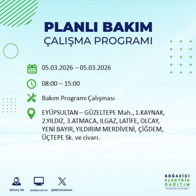 İstanbul'un 22 ilçesinde elektrik kesintisi! İşte ilçe ilçe mahalle mahalle liste… - Sayfa 3