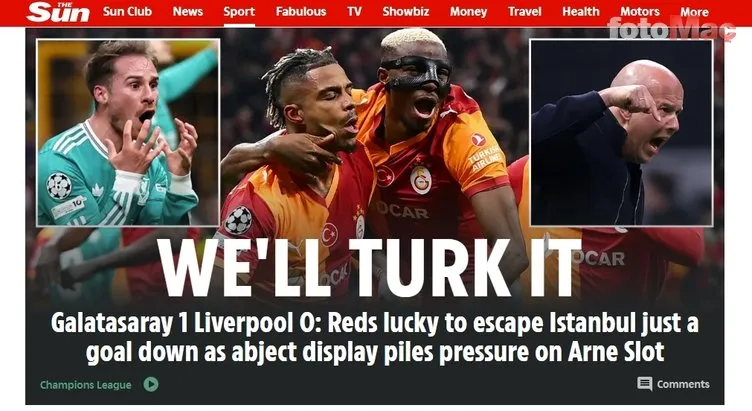 Galatasaray'ın zaferi dünya basınında: Liverpool, Türk cehenneminde yine yandı! - Sayfa 5