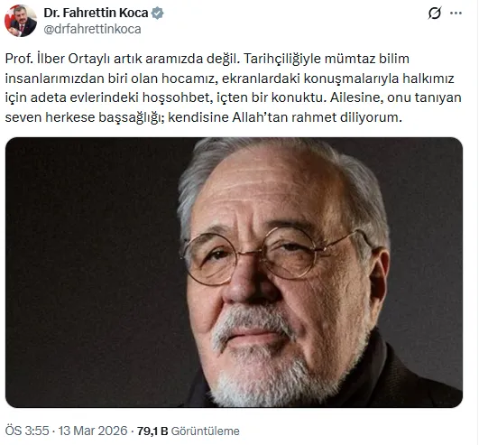 Hayatını kaybeden Prof. Dr. İlber Ortaylı için siyasilerden taziye mesajları - Sayfa 10