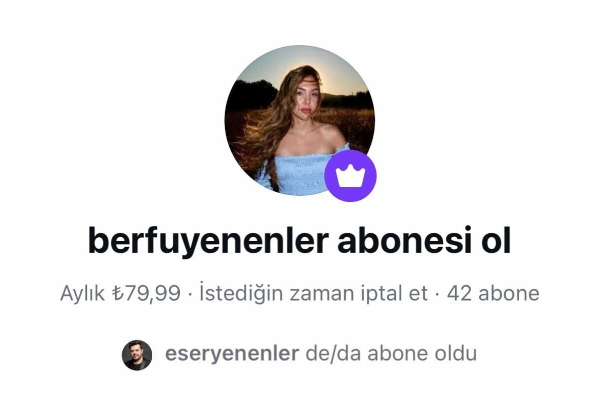 Berfu Yenenler özel içerik paylaşımı için abonelik açtı! Eleştirilere dayanamadı... - Sayfa 4