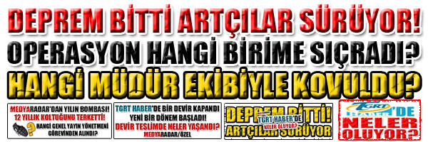 DEPREM BİTTİ ARTÇILAR SÜRÜYOR! TGRT HABER'DE NELER OLUYOR? - Resim : 1