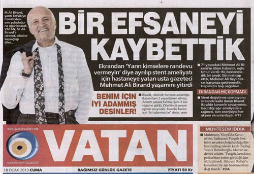 İŞTE GAZETELERİN BİRAND MANŞETLERİ - Sayfa 16