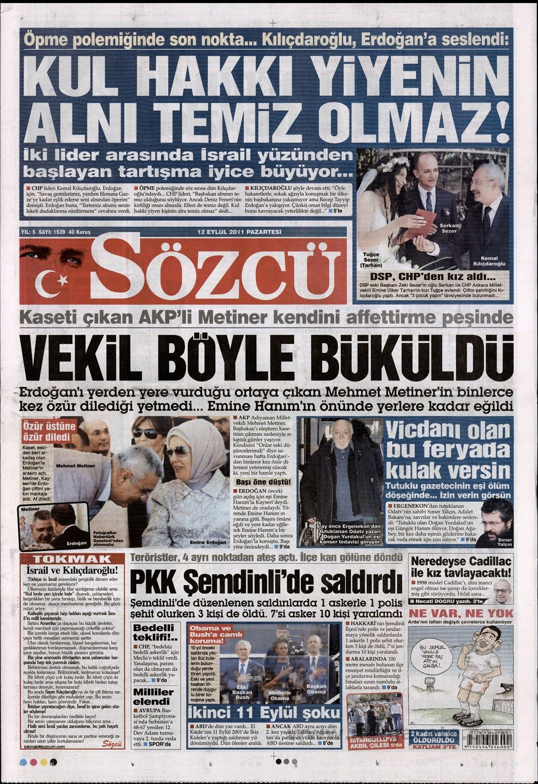 SÖZCÜ GAZETESİ METİNER'E FENA ÇAKI! - Sayfa 17