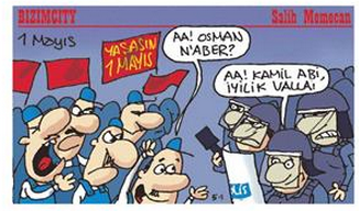 Gazetelerde 1 Mayıs karikatürleri - Sayfa 9