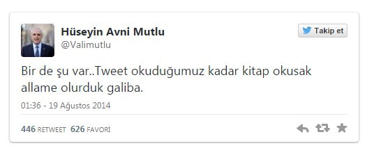 Hüseyin Avni Mutlu'nun unutulmaz Tweetleri! - Sayfa 22