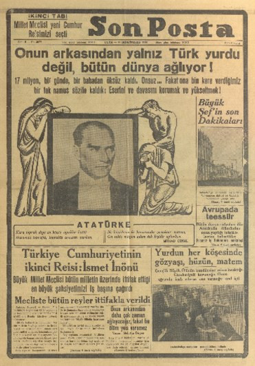 İşte 11 Kasım 1938’in gazete manşetleri - Sayfa 2