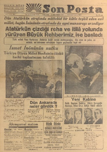 İşte 11 Kasım 1938’in gazete manşetleri - Sayfa 5