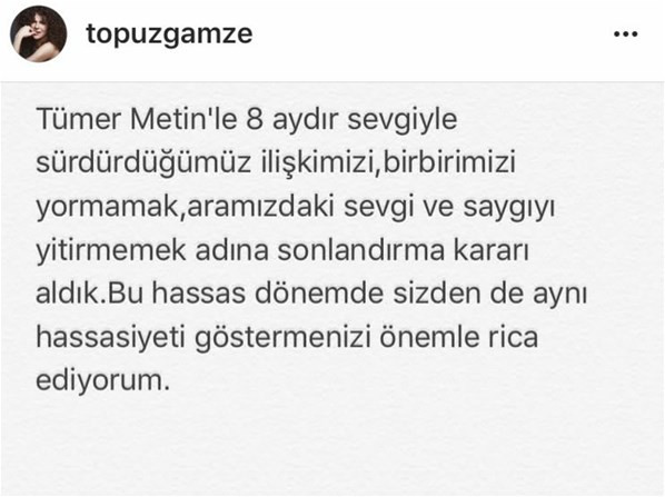 Gamze Tümer'e 'güvenemedi ve 'büyük aşk' bitti! - Sayfa 3