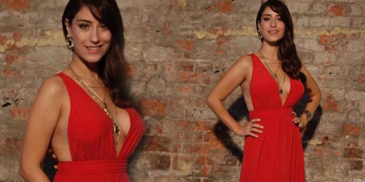 İki ayda 11 kilo vermişti! Hazal Kaya derin dekoltesiyle olay oldu! - Sayfa 1