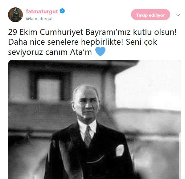 Ünlü isimlerden duygulandıran Cumhuriyet Bayramı mesajları - Sayfa 26