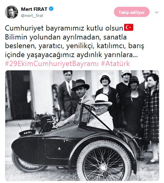 Ünlü isimlerden duygulandıran Cumhuriyet Bayramı mesajları - Sayfa 32