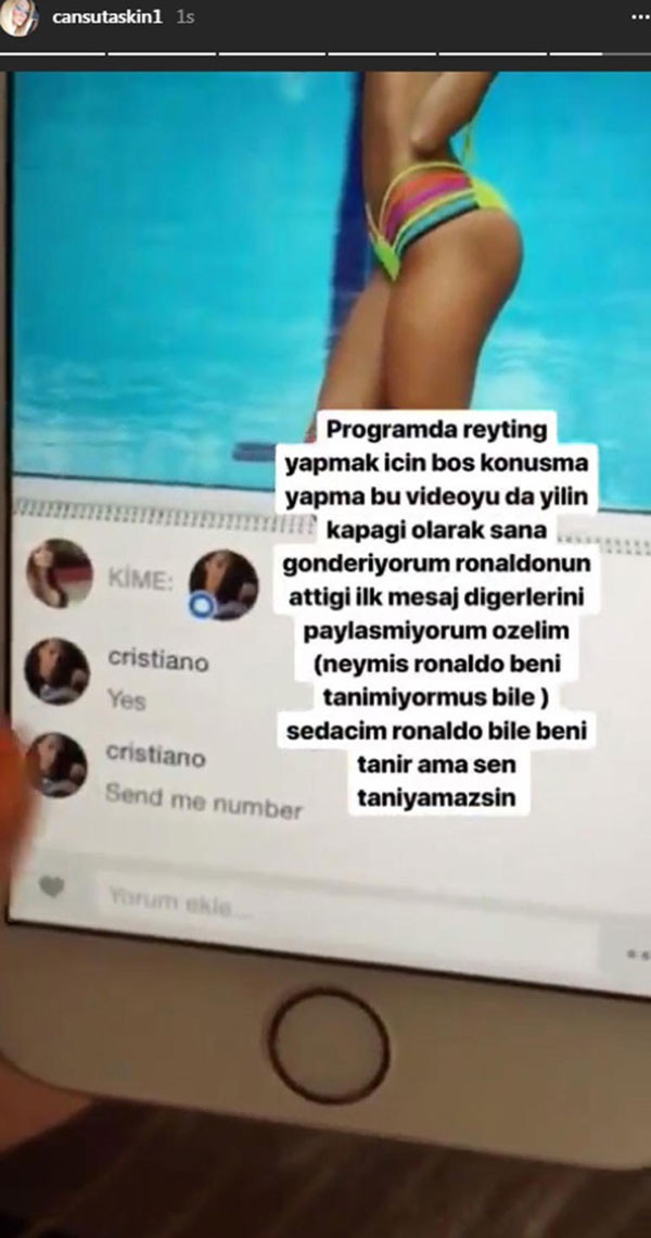 Seda Akgül Cansu Taşkın'ı çıldırttı! Ronaldo'nun mesajlarını yayınladı. - Sayfa 3