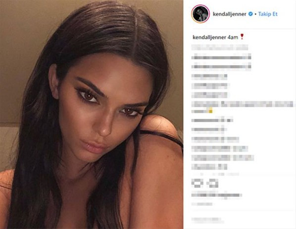 Kendall Jenner'dan üstsüz paylaşım! - Sayfa 2