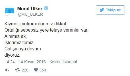 Sabah yazarının operasyon iması Ülker hisselerini çökertti! - Resim : 1