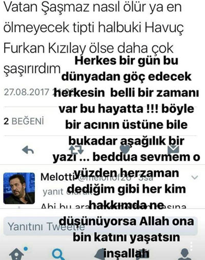 Furkan Kızılay'dan 'Vatan Şaşmaz' isyanı: Aşağılık bir yazı! - Resim : 1