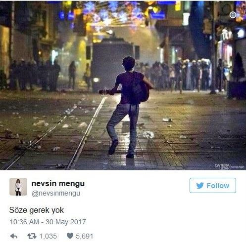 Nevşin Mengü’den Gezi'nin yıldönümünde dikkat çeken paylaşım: Söze gerek yok! - Resim : 1