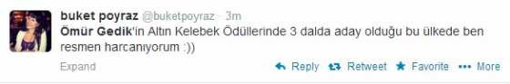 Hürriyet yazarını Altın Kelebek'e aday yaptı, sosyal medya sallandı! - Resim : 3