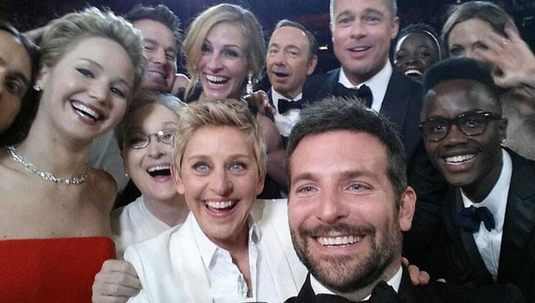 Oscar'ın 'selfie' pozu Twitter'da rekor kırdı - Resim : 1