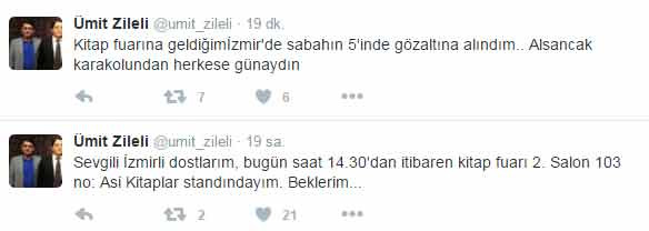 Gazeteci Ümit Zileli, İzmir'de gözaltına alındı - Resim : 2