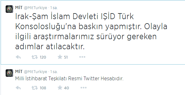 MİT Twitter'da hesap açtı! İşte ilk tweet! - Resim : 1