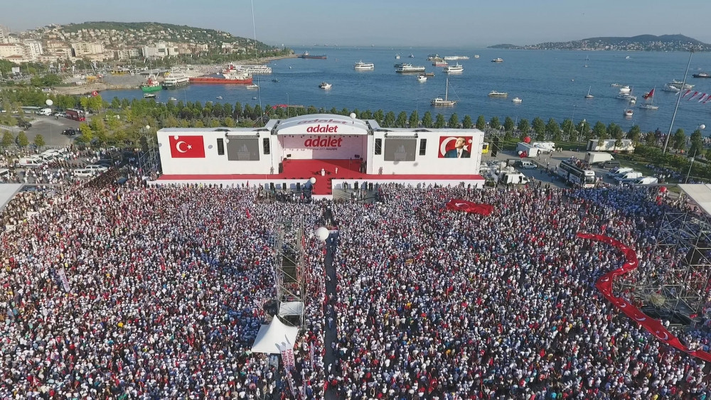 TGRT Haber'den "Adalet Mitingi" skandalı! Sosyal medyadan tepki yağdı! (Medyaradar/Özel) - Resim : 1