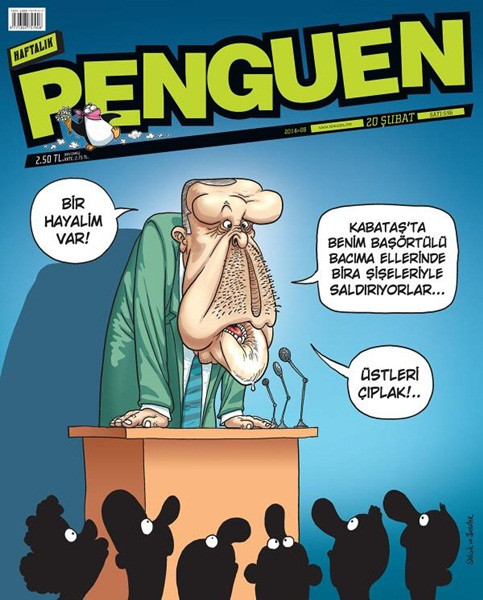 Penguen Başbakan Erdoğan'ın hayalini kapak yaptı! - Resim : 1