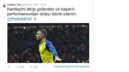 Gökhan Töre'nin son bombası! Galatasaray'a gol atan oyuncuyu tebrik etti! - Resim : 1