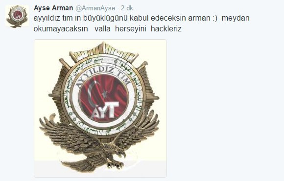 Hackerlara meydan okuyan Ayşe Arman hacklendi - Resim : 3