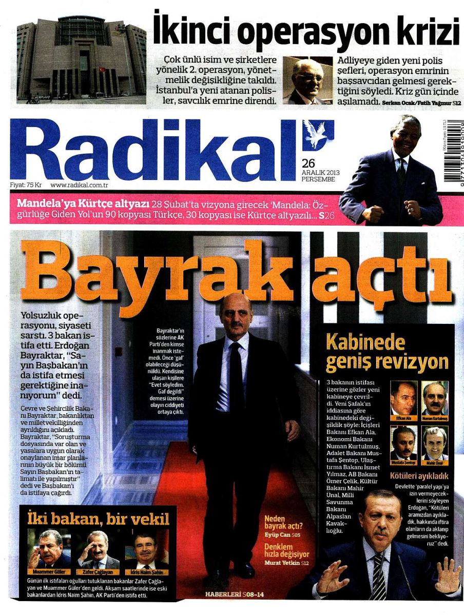 Radikal'de skandal! Manşette yanlış kabine var! - Resim : 1