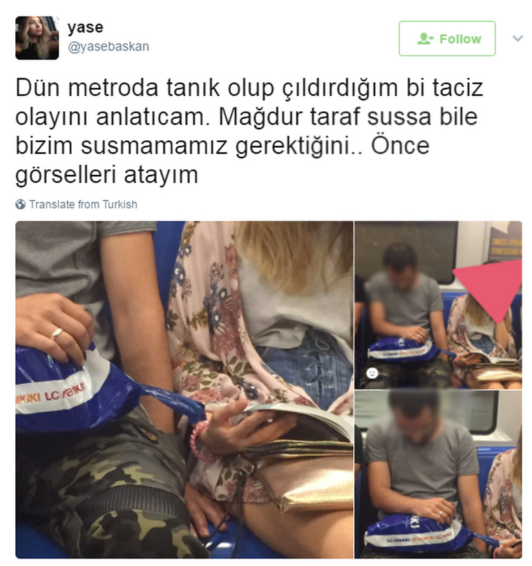 Sosyal medyayı sallayan 'metroda taciz' iddiası! - Resim : 1