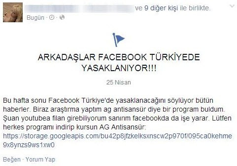 Hacker'ların yeni oyunu: 'Facebook kapanıyor' - Resim : 1