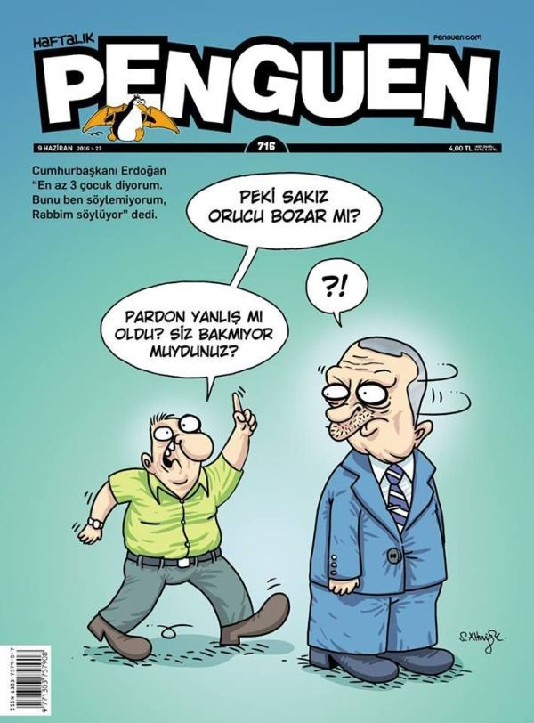 Penguen'den Erdoğan'a 'Ramazan' sorusu: 'Orucu bozar mı?' - Resim : 1