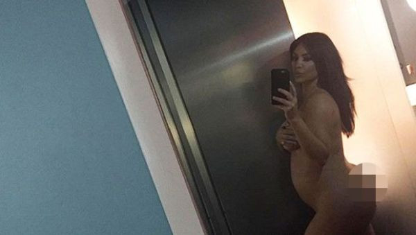 Kim Kardashian bu selfie ile tarih yazdı! - Resim : 1