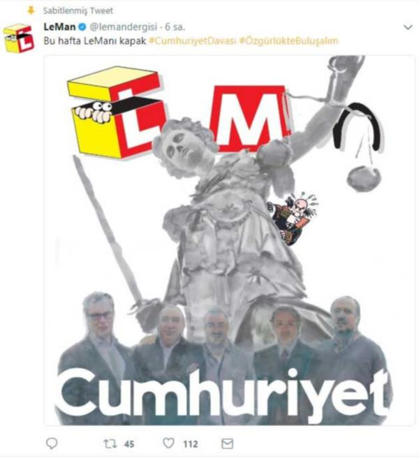 Tutuklu Cumhuriyet'çiler Leman'ın sayfalarında: Özgürlükte buluşalım - Resim : 1