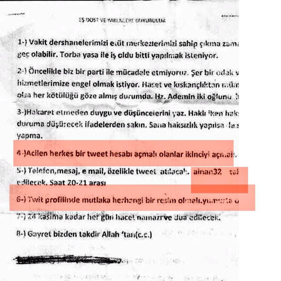 A Haber de cephede! Cemaatle ilgili hangi belgeyi yayınladılar? - Resim : 1