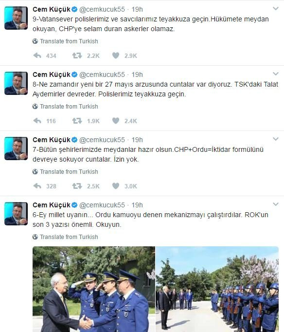 CHP'den Cem Küçük hakkında suç duyurusu! - Resim : 1