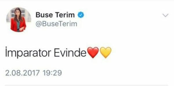 Buse Terim'in tweeti ortalığı karıştırdı! Açıklama yaptı! - Resim : 1