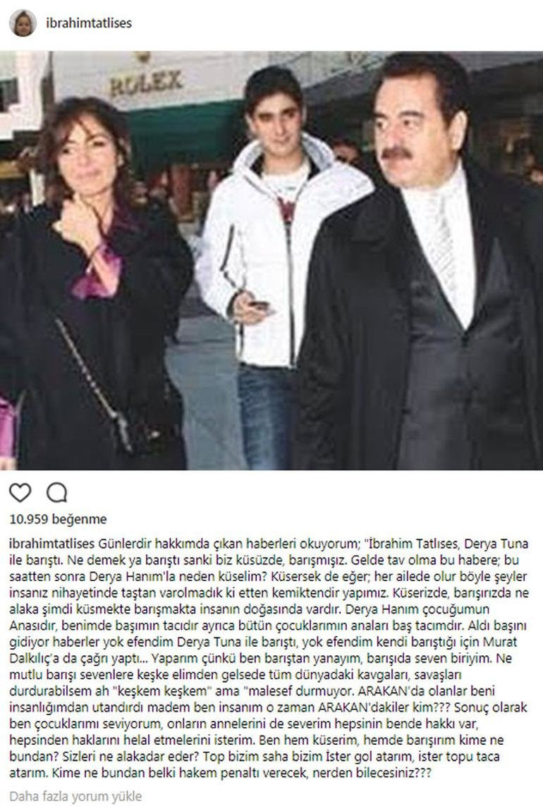 İbrahim Tatlıses, 'Derya Tuna' haberlerine isyan etti! "Gelde tav olma..." - Resim : 1