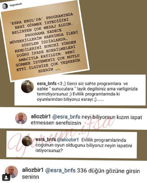 Ali Özbir'den 'Esra Erol' yorumuna sert cevap! "Şerefsizsin!" - Resim : 1