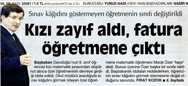 Cumhuriyet'ten Davutoğlu tekzibi - Resim : 1