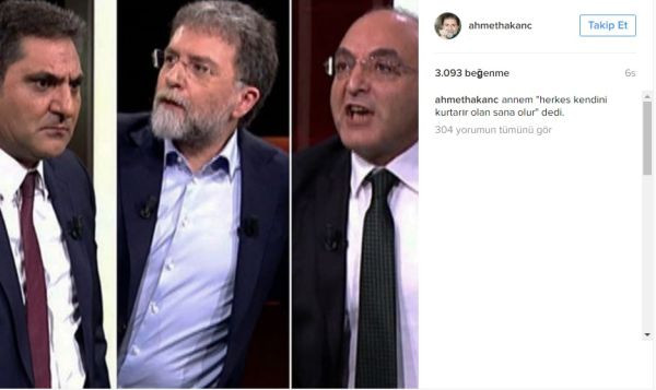 Ahmet Hakan'ın annesi CNN Türk'teki kavga için ne dedi? - Resim : 1